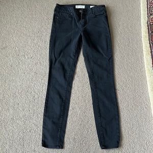 Pacsun black mid-rise skinniest jeans size 26!
